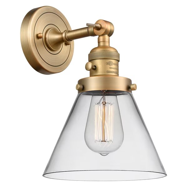 One Light Sconce With A High-Low-Off